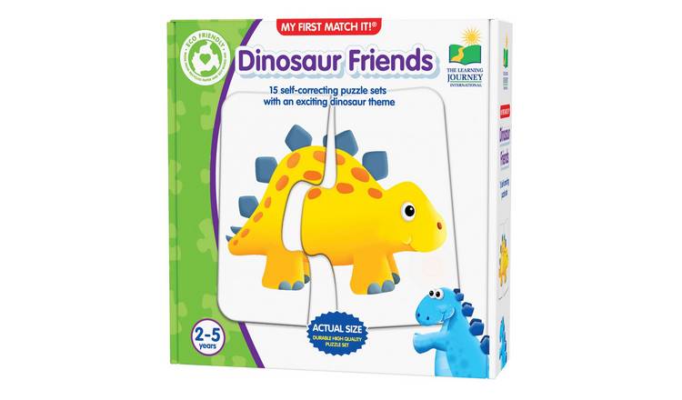 University Games My First Match It! Kids Jigsaw Puzzles - Dinosaur Friends