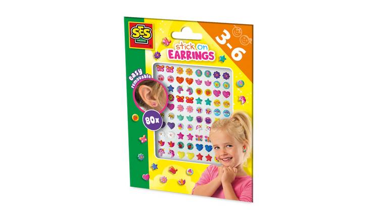 SES Creative Stick On Earrings Craft Set