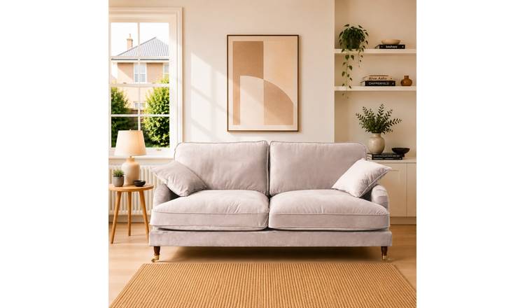 Artemis Home Mackenzie 4 Seat Sofa - Silver
