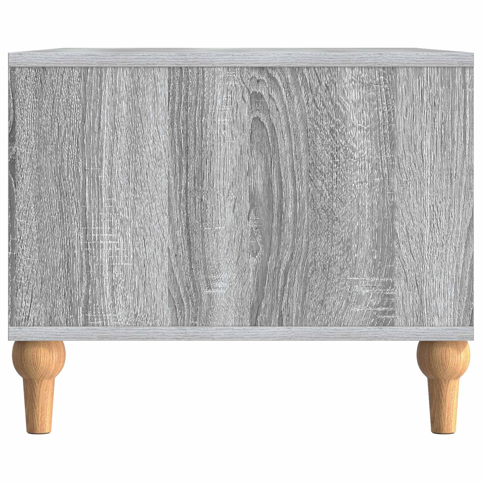 Walplus Engineered Wood Coffee Table - Grey sonoma - 90 x 50 x 40 cm - Image 5