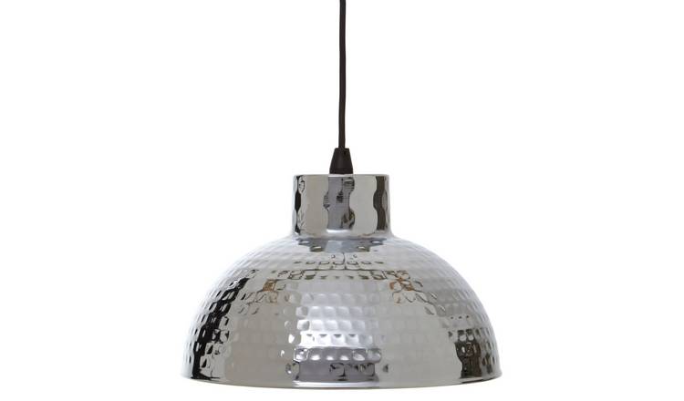 Orsina New Foundry Finish Iron Pendant light - Chrome