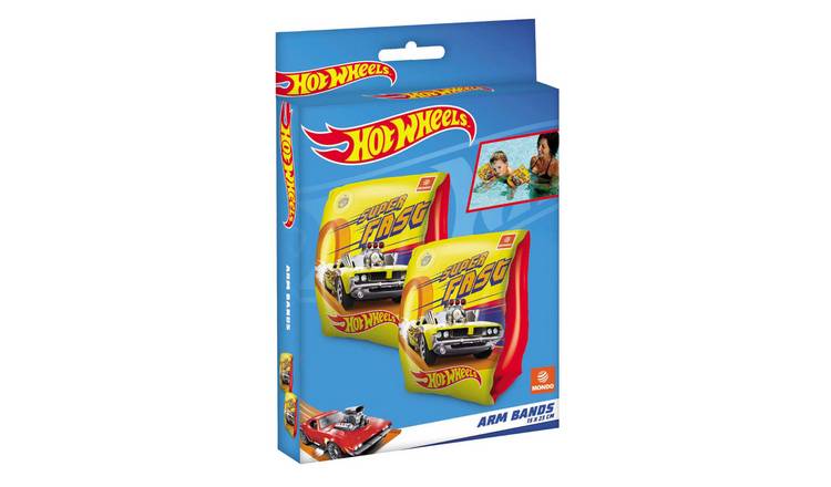Mondo 15x23cm Hot Wheels Inflatable Arm Bands - Yellow