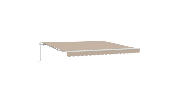 Walplus Aluminium Retractable Awning - Beige - 400 x 300 cm