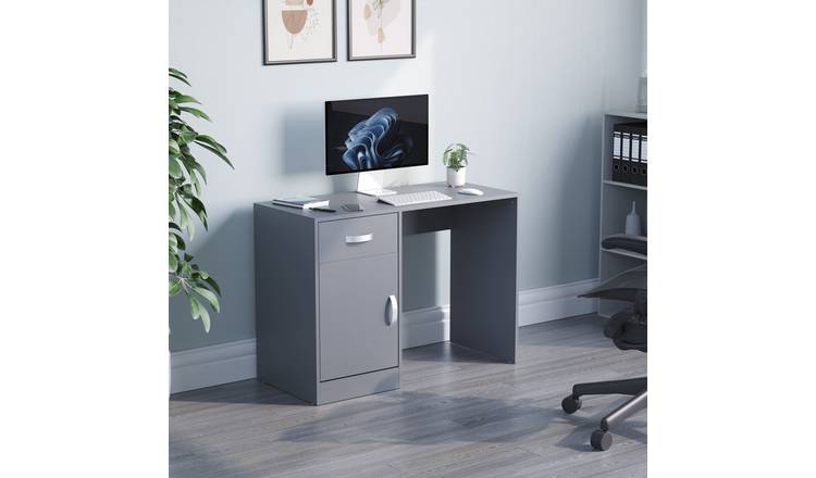 Vida Designs Hudson Computer Desk - Grey