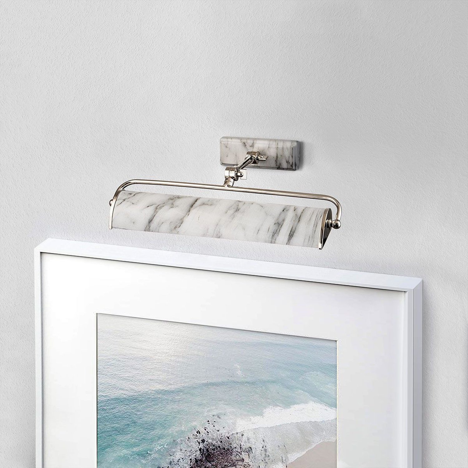 Elstead Winchfield 45cm Picture Light - Polished Nickel - Image 3