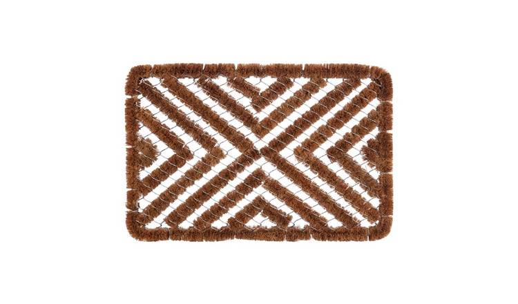 Groundsman Rectangular Boot Scraper Mat - Brown