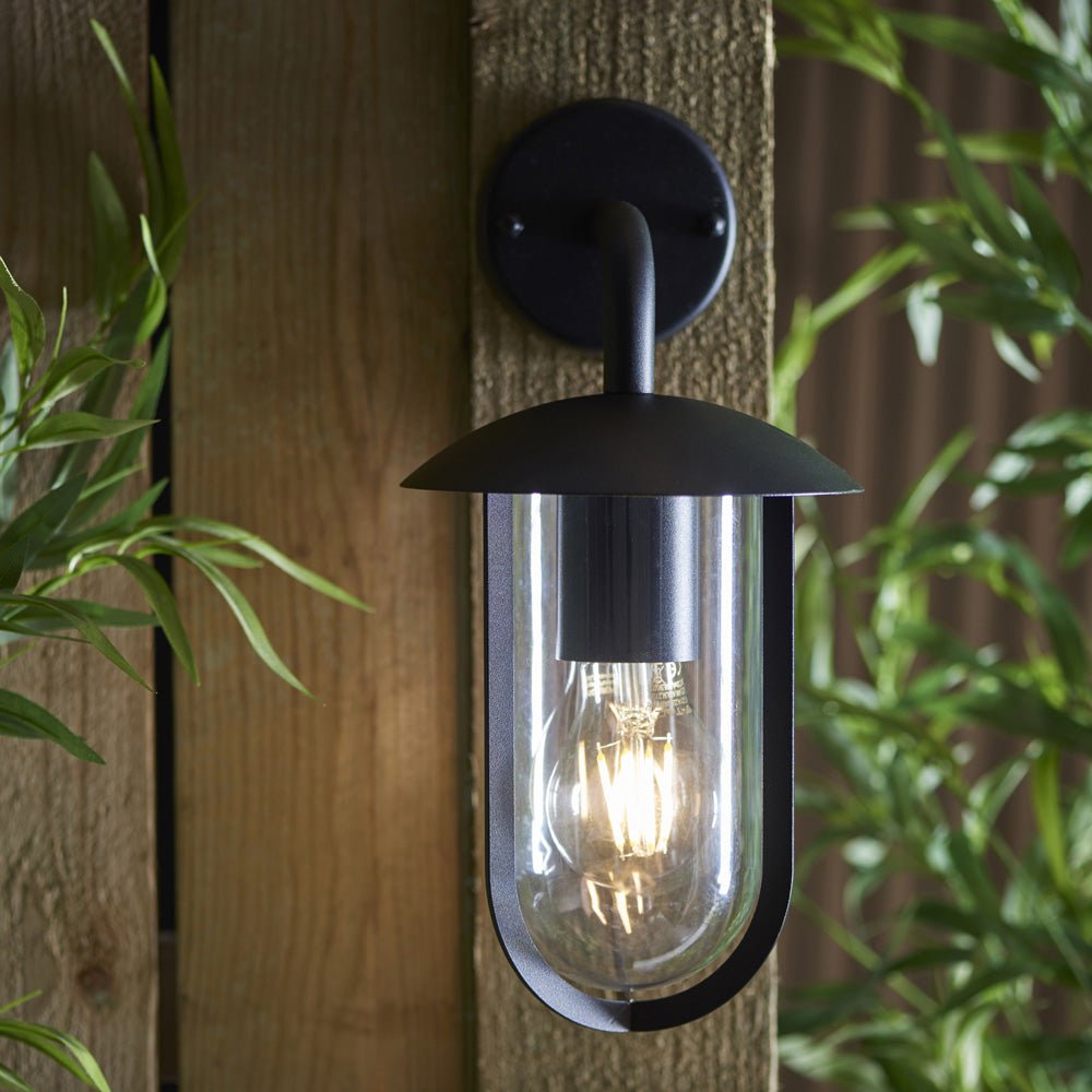Loops Direct Aluminium Alloy and Polycarbonate Wall Light - Textured Black - Image 5