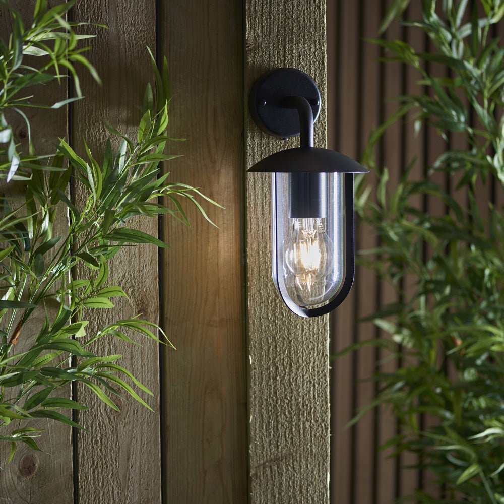Loops Direct Aluminium Alloy and Polycarbonate Wall Light - Textured Black - Image 6