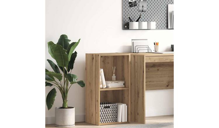 Walplus Engineered Wood Bookcase - Oak - 40 x 30 x 77 cm
