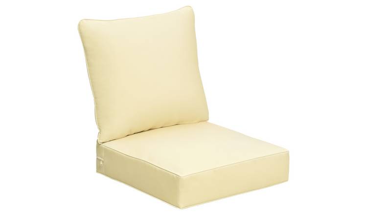 Outsunny Outdoor Seat and Back Cushion Set for Garden Sofa - Beige