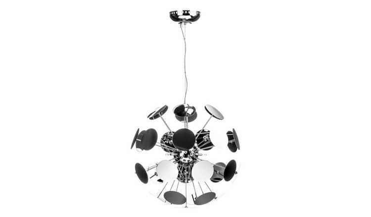 Orsina Maren Disc Large Pendant Light - Silver