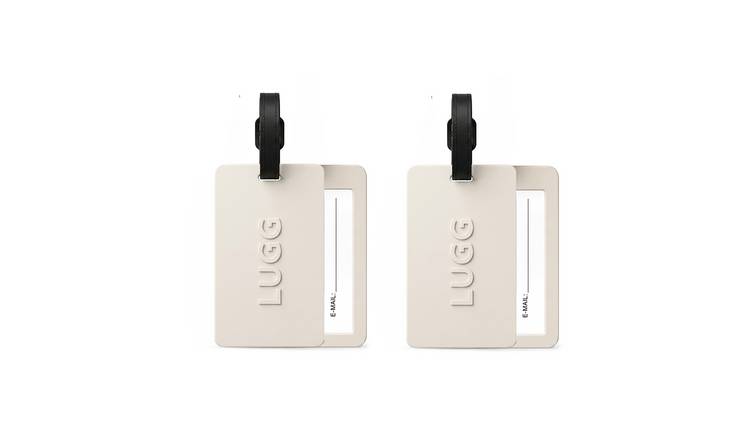 Lugg Flexible PVC Luggage Tags - Pack of 2 - Stone