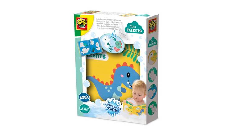 SES Creative Dinosaur Bath Book Kids Water Activity
