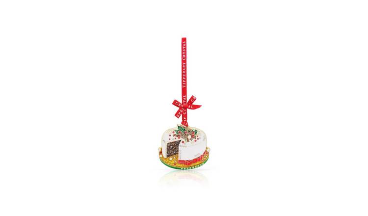 Tipperary Metal Sparkle Christmas Cake Hanging Decoration
