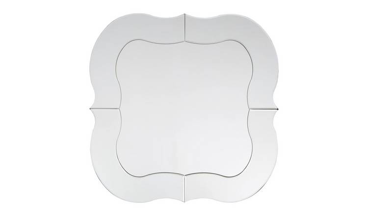 Orsina Katelyn Rounded Wall Mirror – Silver