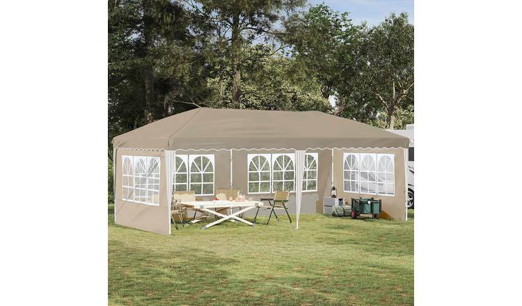 Walplus 575 x 289 x 245 cm Pop-up Party Tent - Cream