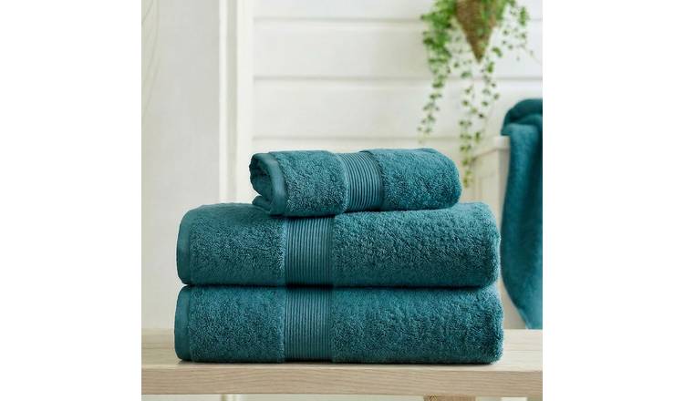 Deyongs Studio Plush Cotton Hand Towel - Teal