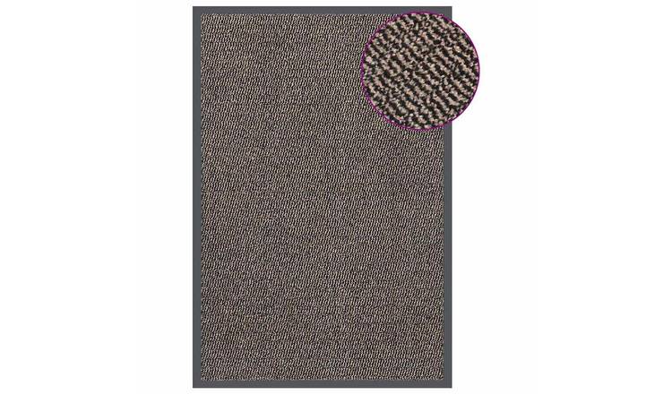 Walplus Rubber Doormat - Dark Brown - 80 x 120 cm