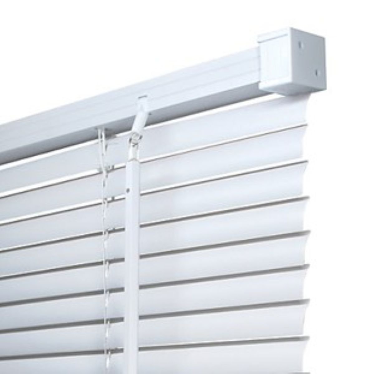New Edge Blinds White PVC Venetian Blind 25mm Slats - 120cm x 152cm - Image 3