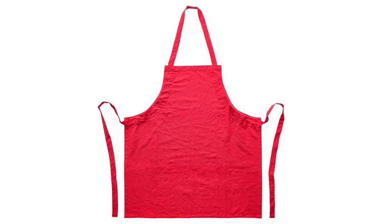 Nicola Spring Cotton Kitchen Bib Apron - Red