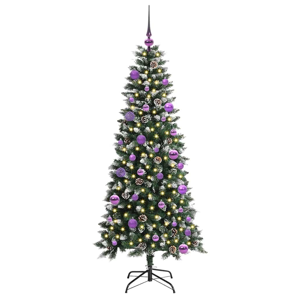 Walplus 150 Warm LED Lights Artificial Christmas Tree - Green - 150 cm - Image 3