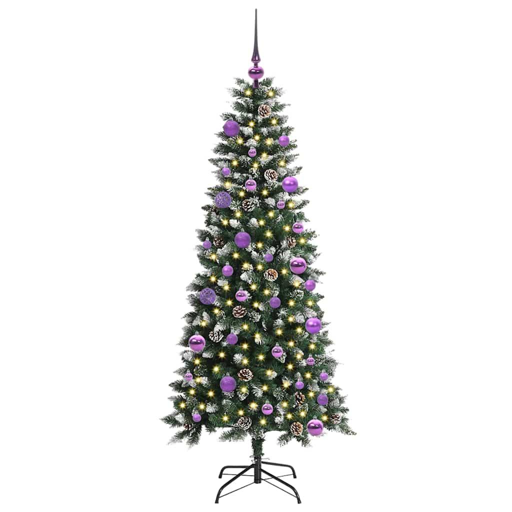 Walplus 150 Warm LED Lights Artificial Christmas Tree - Green - 150 cm - Image 3