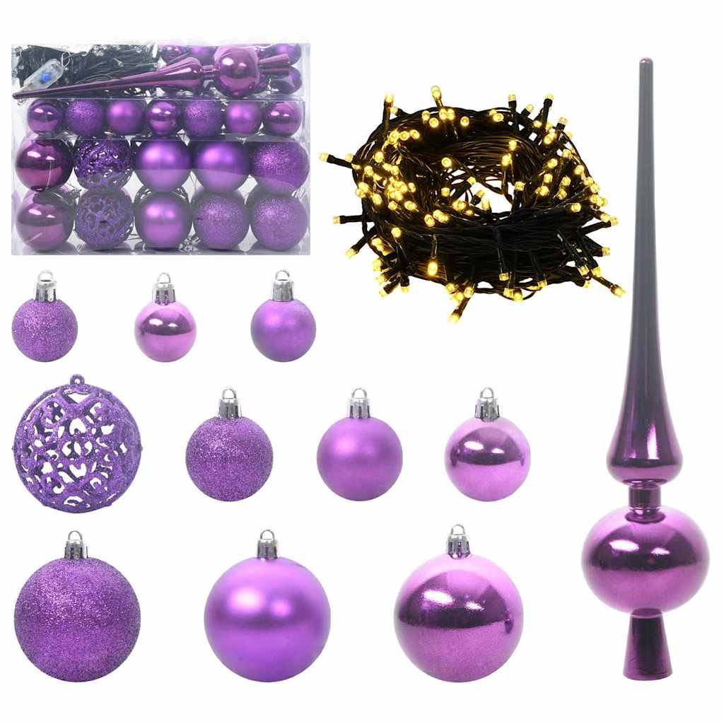 Walplus 150 Warm LED Lights Artificial Christmas Tree - Green - 150 cm - Image 6