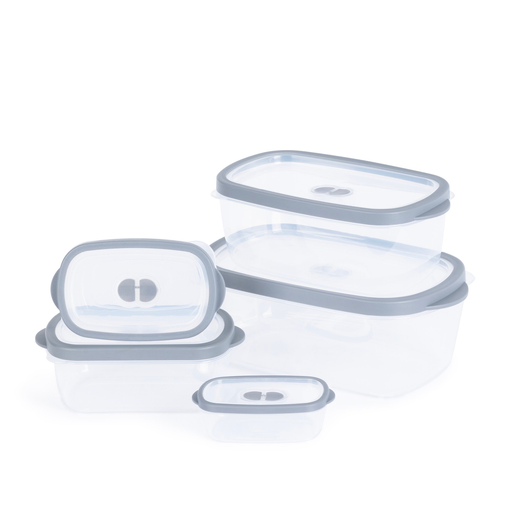 LIVIVO 5 Piece Rectangular Airtight Food Storage Container Set - Image 1