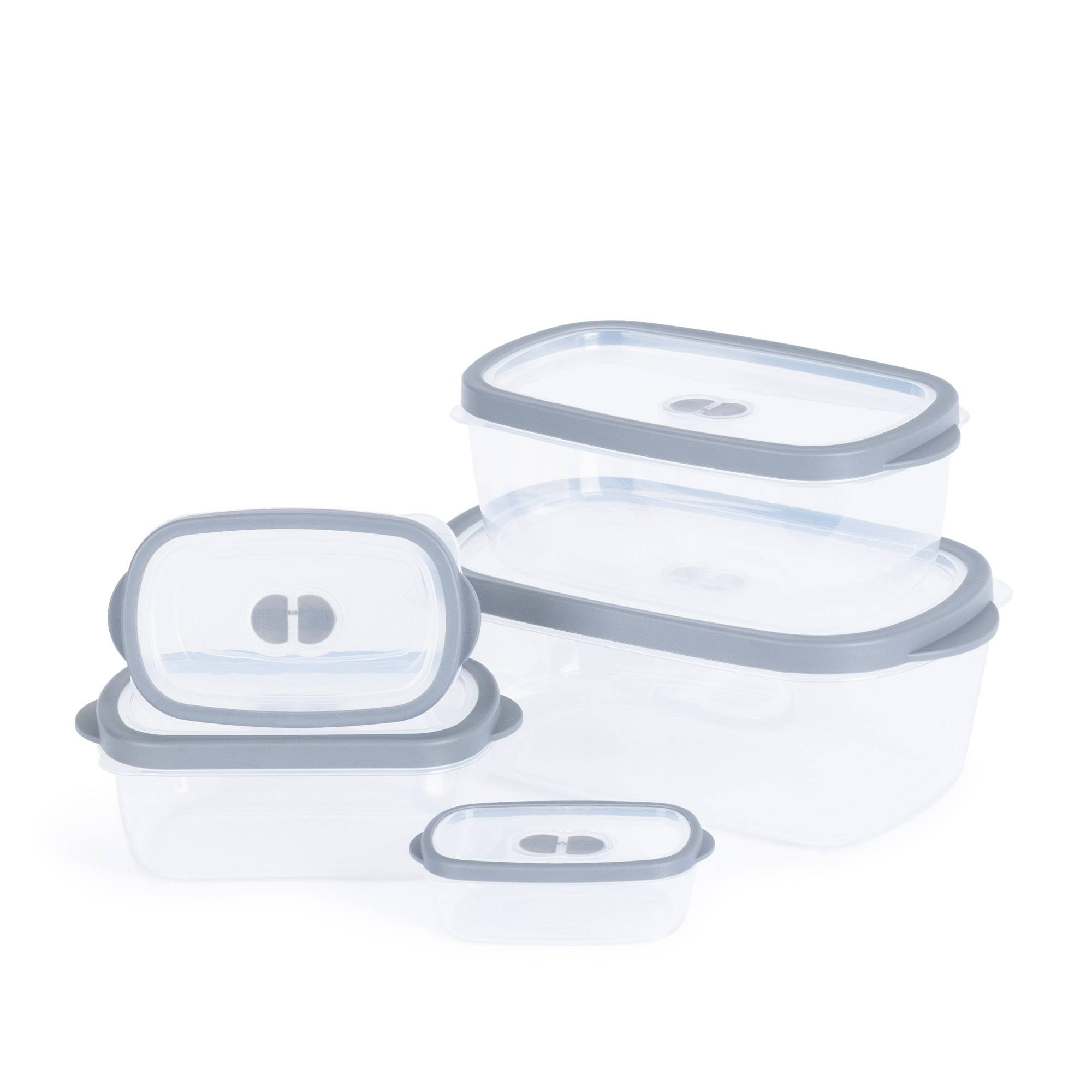 LIVIVO 5 Piece Rectangular Airtight Food Storage Container Set - Image 1