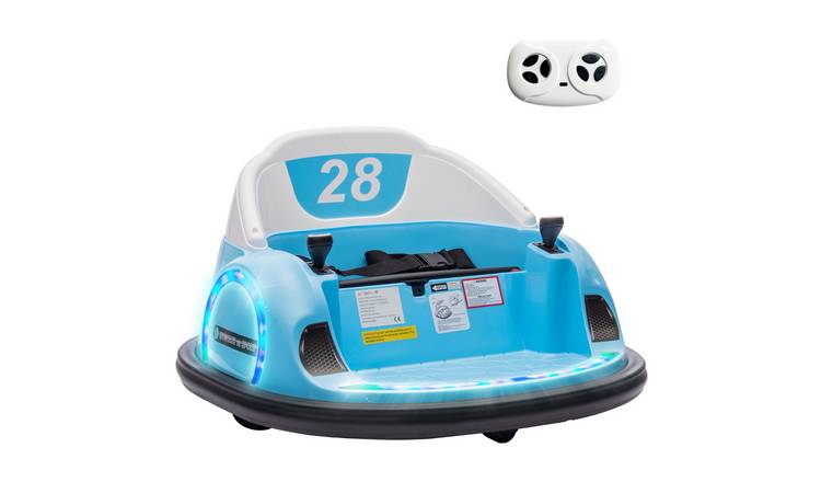 AIYAPLAY 12V 1.5 to 5 Years Remote Control 360 Rotation Bumper Car – Light Blue