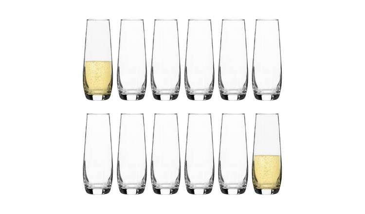 Argon Tableware Corto Stemless Champagne Flutes - 230ml - Pack of 12