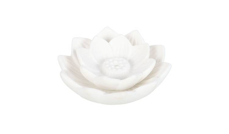 Something Different Lotus Incense Holder - White