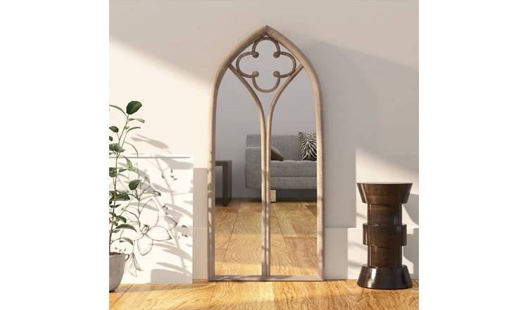Walplus Iron Wall Mirror 3.5 cm Thick - Cream - 100 x 45 cm