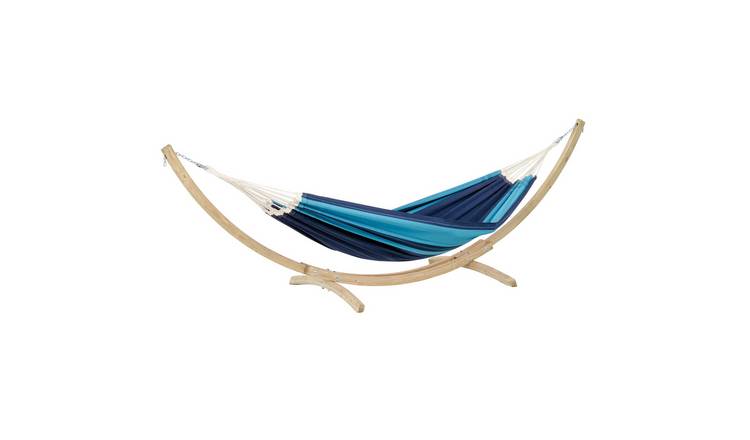 Amazonas Santana Single Hammock and Stand Set – Blue