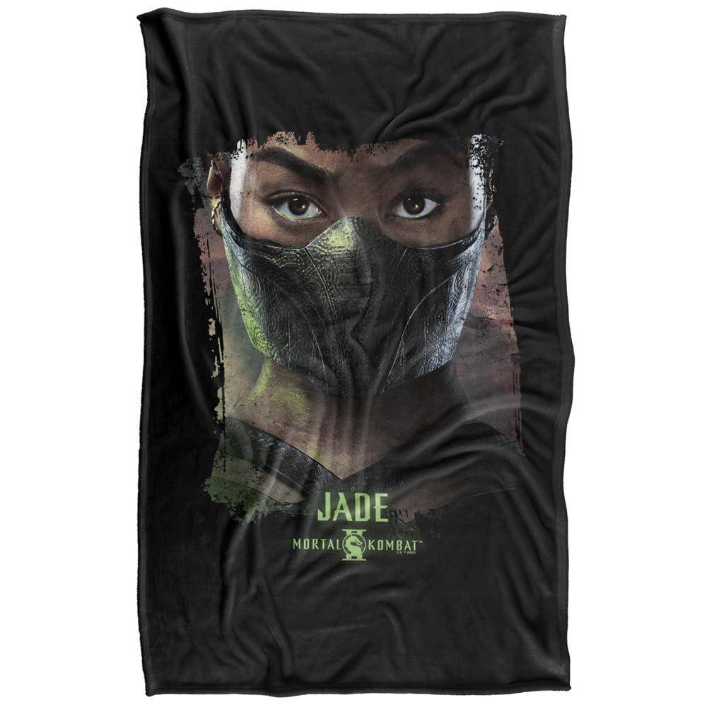 Mortal Kombat 2 Jade Portrait Soft Touch Blanket - 152cm x 127cm - Image 1