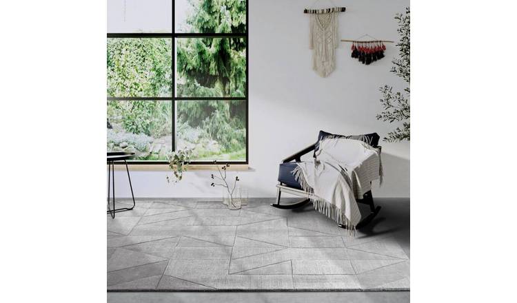 Villeroy & Boch Grey 1906 Ursule Wool Rug - 50 x 80cm