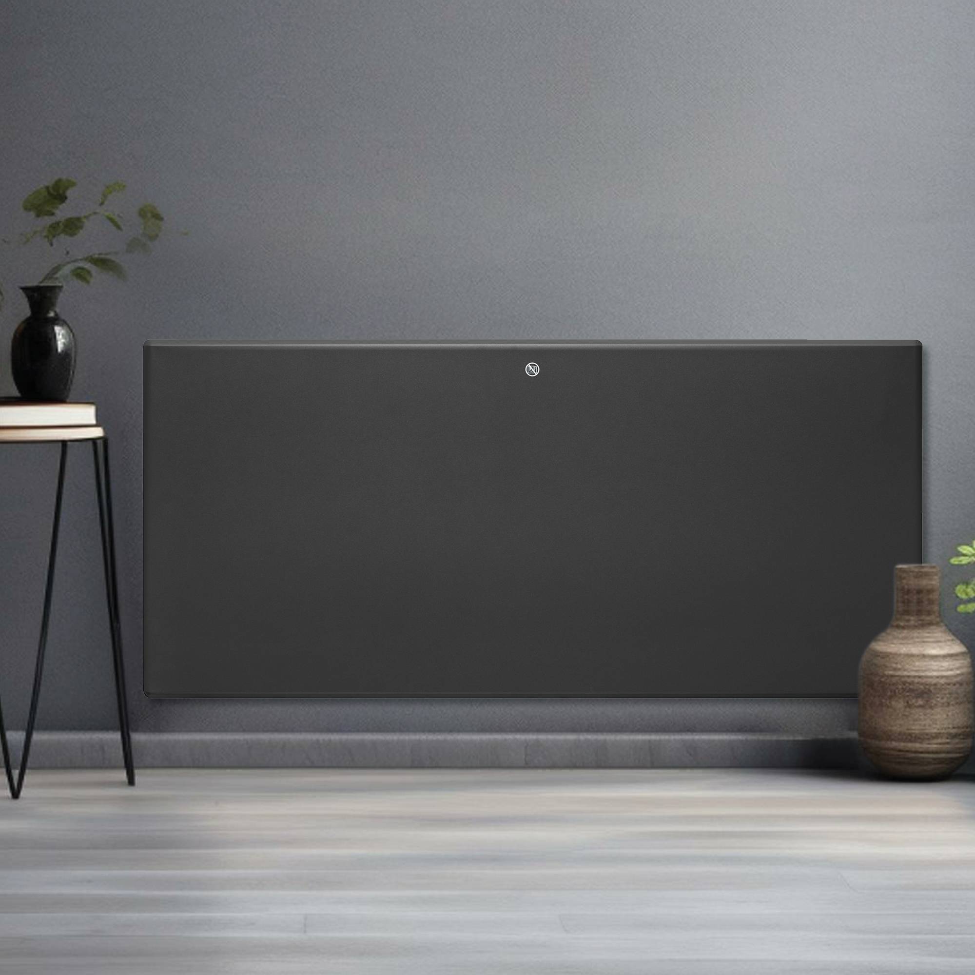 Futura 2000W Wall Mounted Panel Heater 87cm - Grey - Image 1