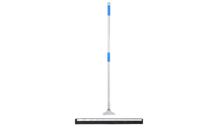 Walplus Steel Floor Squeegee and Rubber - Silver and Blue - 75 x 122.5 cm