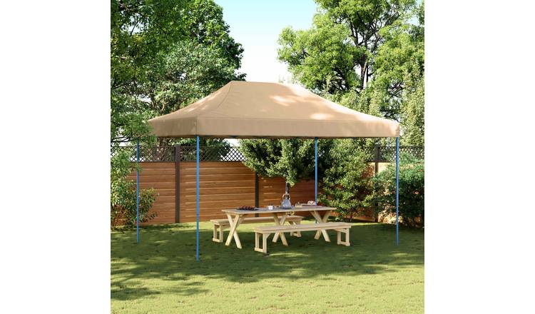 Walplus 440 x 292 x 315 cm Foldable Pop-Up Party Tent - Beige