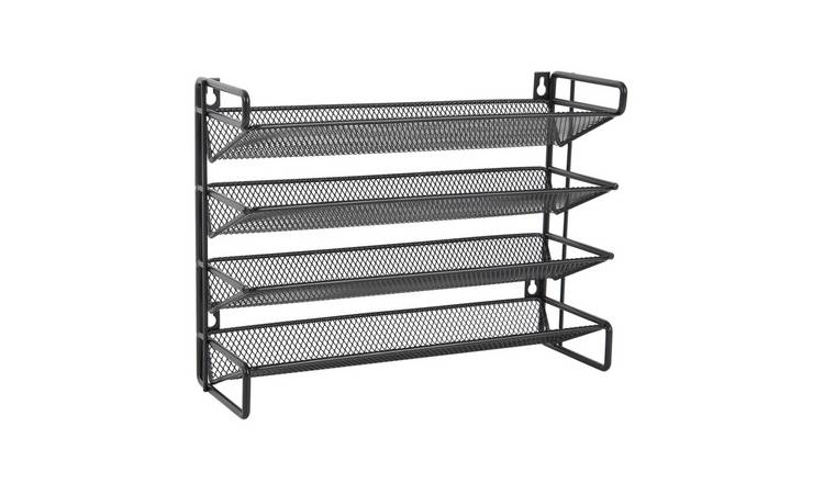Living and Home 4 Tier Metal Spice Rack