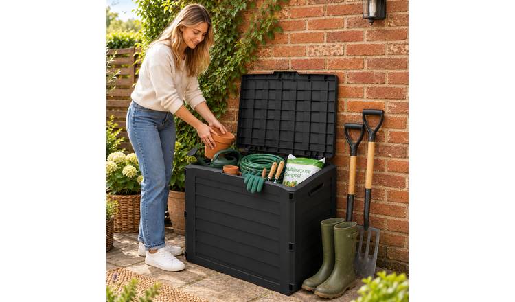Neo 140L Garden Storage Box Outdoor Lockable Weather Resistant Deck Chest