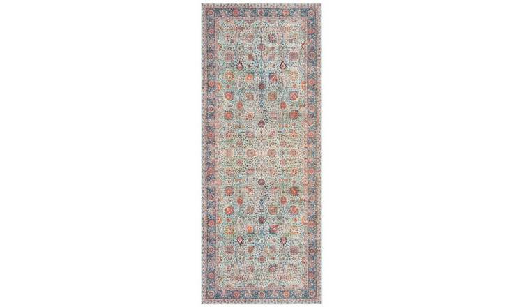 Hanse Home Green Keshan Maschad Oriental Style Runner Rug - 80 x 200cm