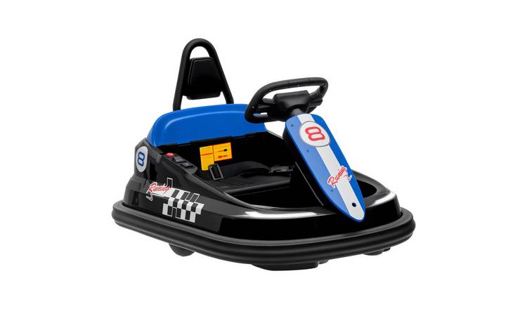 HOMCOM 6V 2 Speed 18 to 48 Months 360 Rotation Electric Ride on Car – Black
