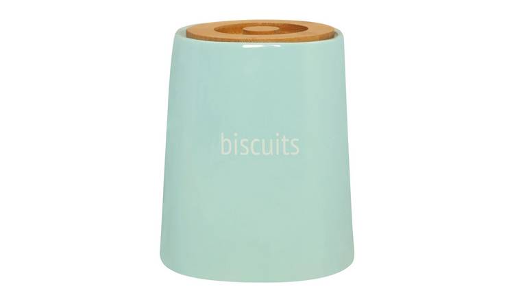Orsina Fletcher Ceramic Biscuit Canister – Blue