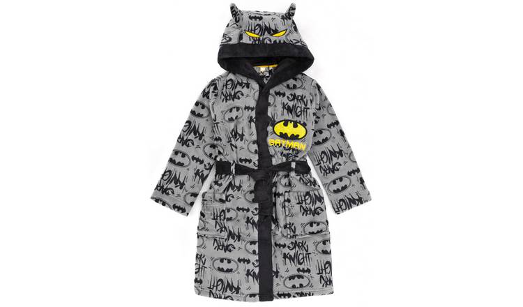 DC Comics Kids Boys Bathrobe 11-12 Years - Grey