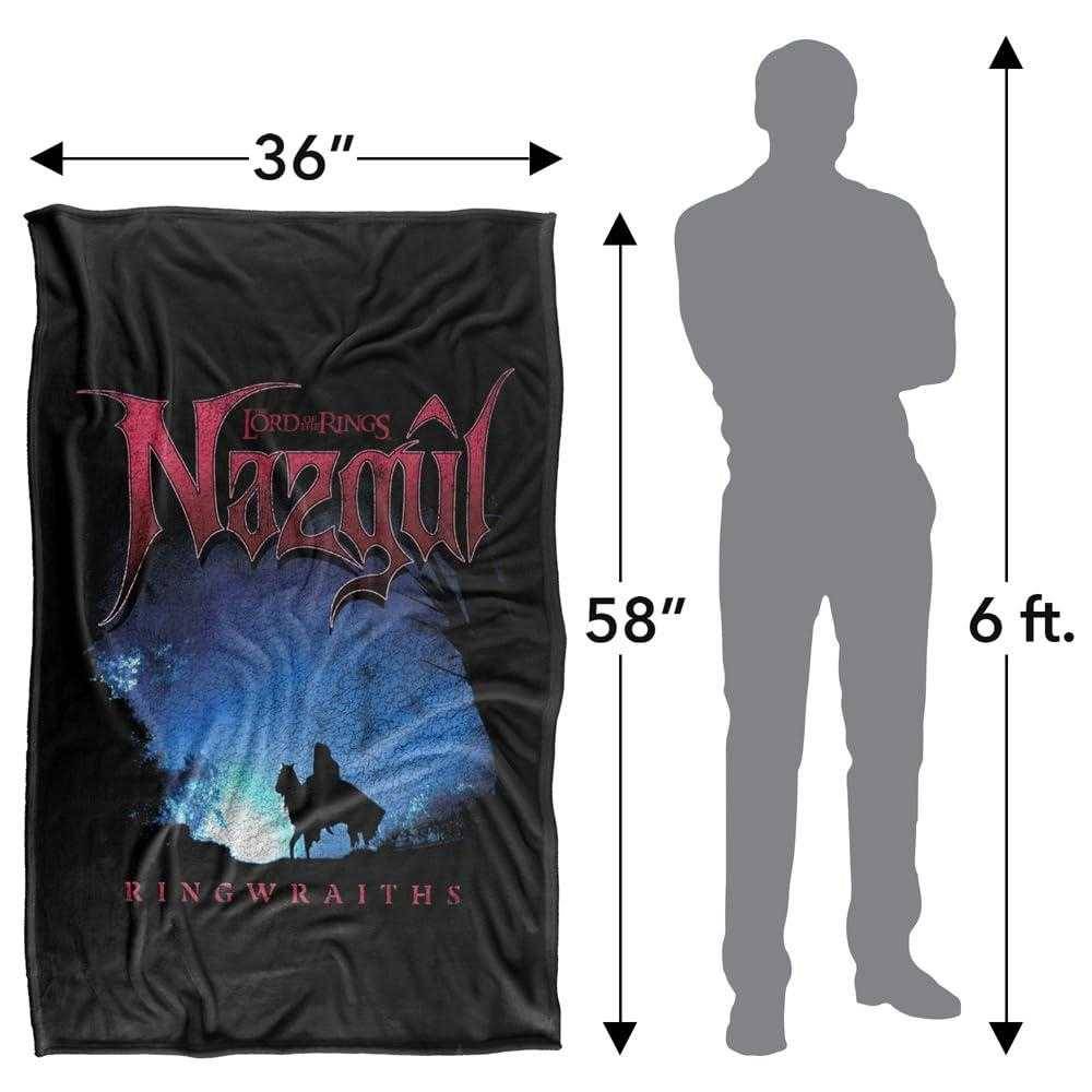 Lord Of The Rings The Nazgul Ringwraiths Soft Touch Blanket - 152cm x 127cm - Image 4