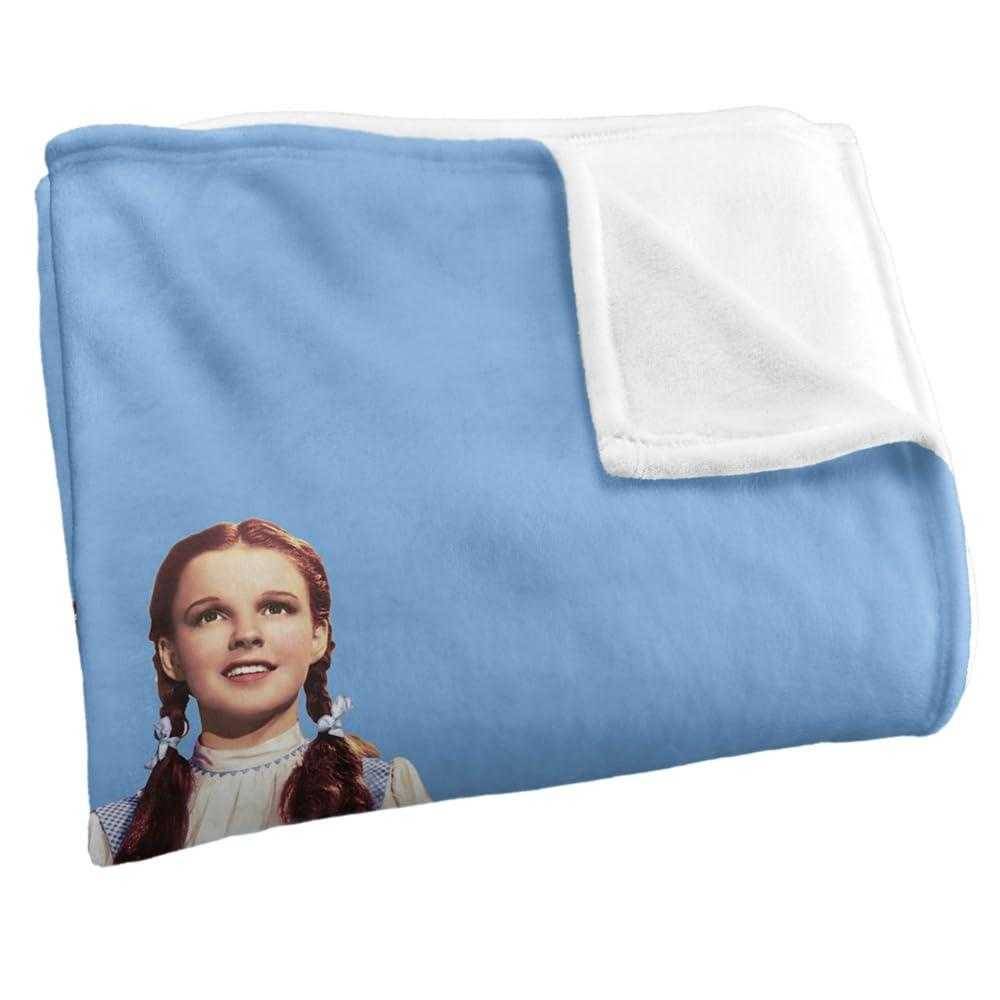 Wizard Of Oz Rainbow Supersoft Blue Blanket - 152cm x 127cm - Image 3