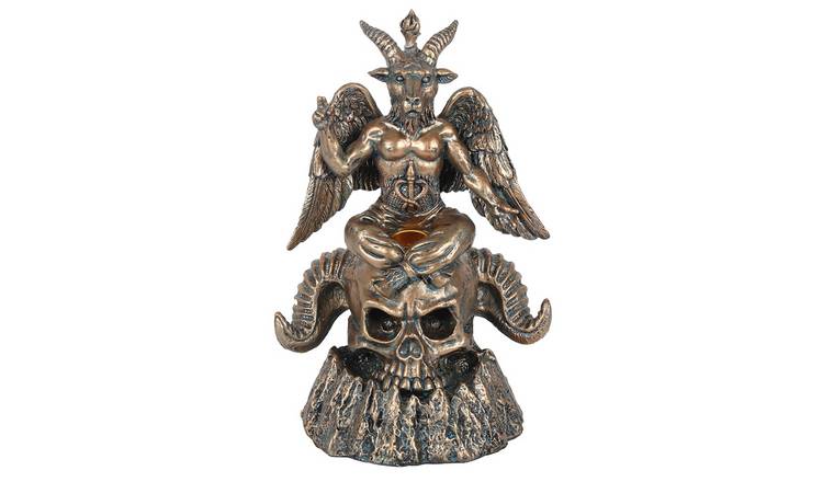 Something Different Baphomet Backflow Incense Burner - Brown