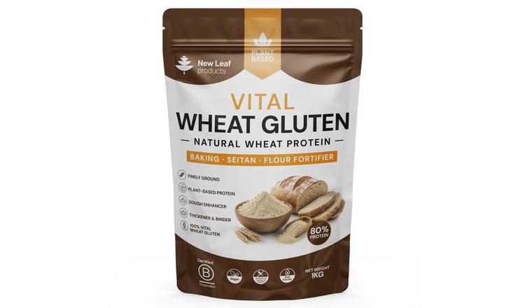 New Leaf Vital Wheat Gluten Wheat Protein Powder - 1kg