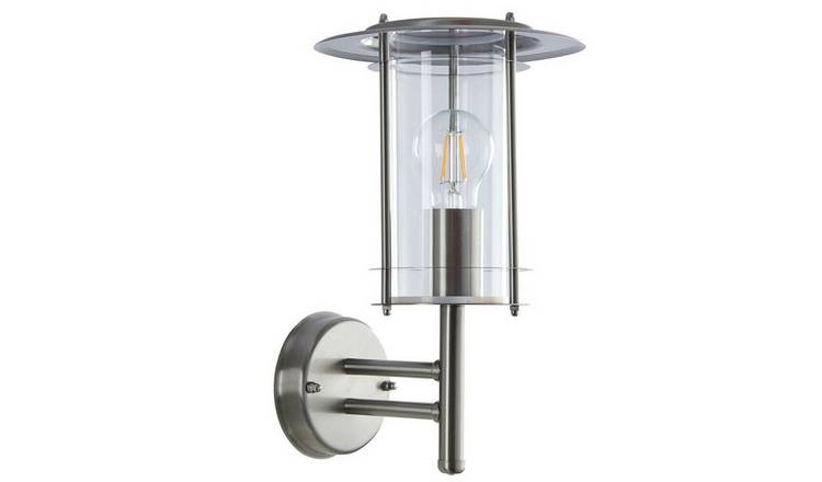 Loops Direct Stainless Steel Wall Light - Polished Stainless Steel and Clear PC